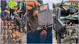 TNI Temukan 75.000 Pil Ekstasi di Mobil Kecelakaan, Ada Lencana Polri di Kursi Sopir, Pengemudi Kabur Terbirit-birit