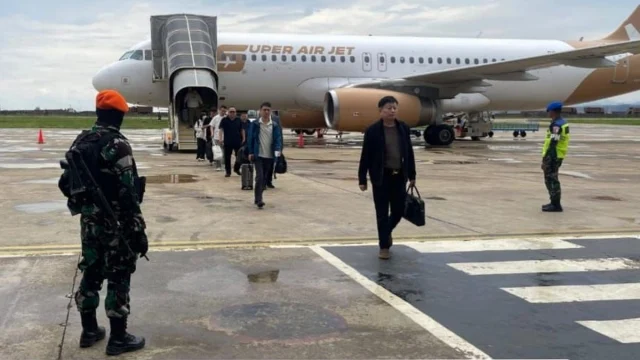 Satgas Terpadu Tangkap WNA China Saat Selundupkan Nikel di Bandara PT IWIP Maluku Utara