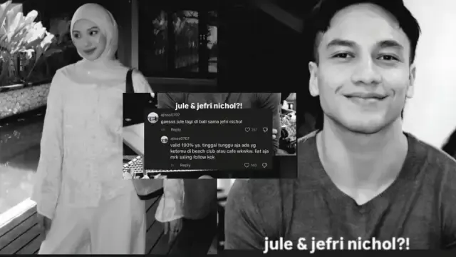Heboh! di TikTok, Jule Liburan Bareng Jefri Nichol di Bali ?
