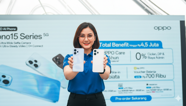 Oppo Reno 15 Series Fokus di Kamera Depan, Resolusi 50 MP Jadi Pembeda Dengan Smartphone Yang Lain!