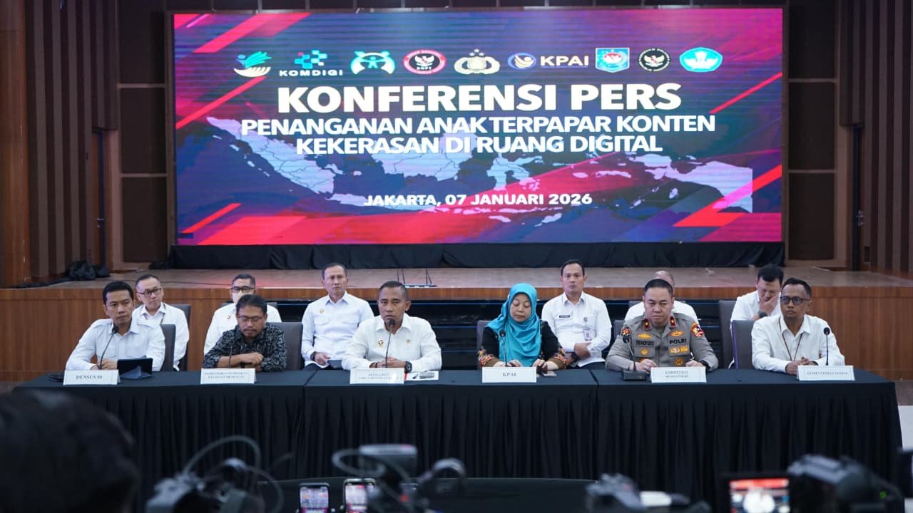 Densus 88 AT Polri bersama Lintas Kementerian dan Lembaga Bersinergi Tangani Anak Terpapar Konten Kekerasan