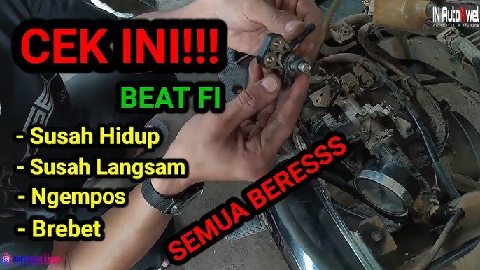 Cara Sevice Sendiri Motor honda Beat Yang Mrebet dan Ngempos Saat di Gas