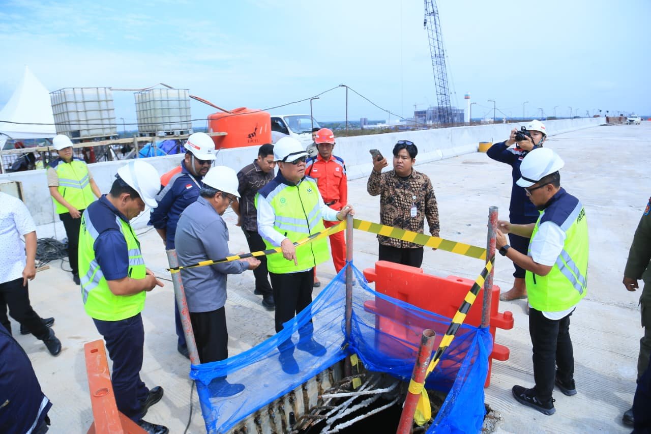 Wagub Sumsel Cik Ujang Optimis Jembatan Musi V Dapat Dilintasi Saat Mudik Lebaran 2026