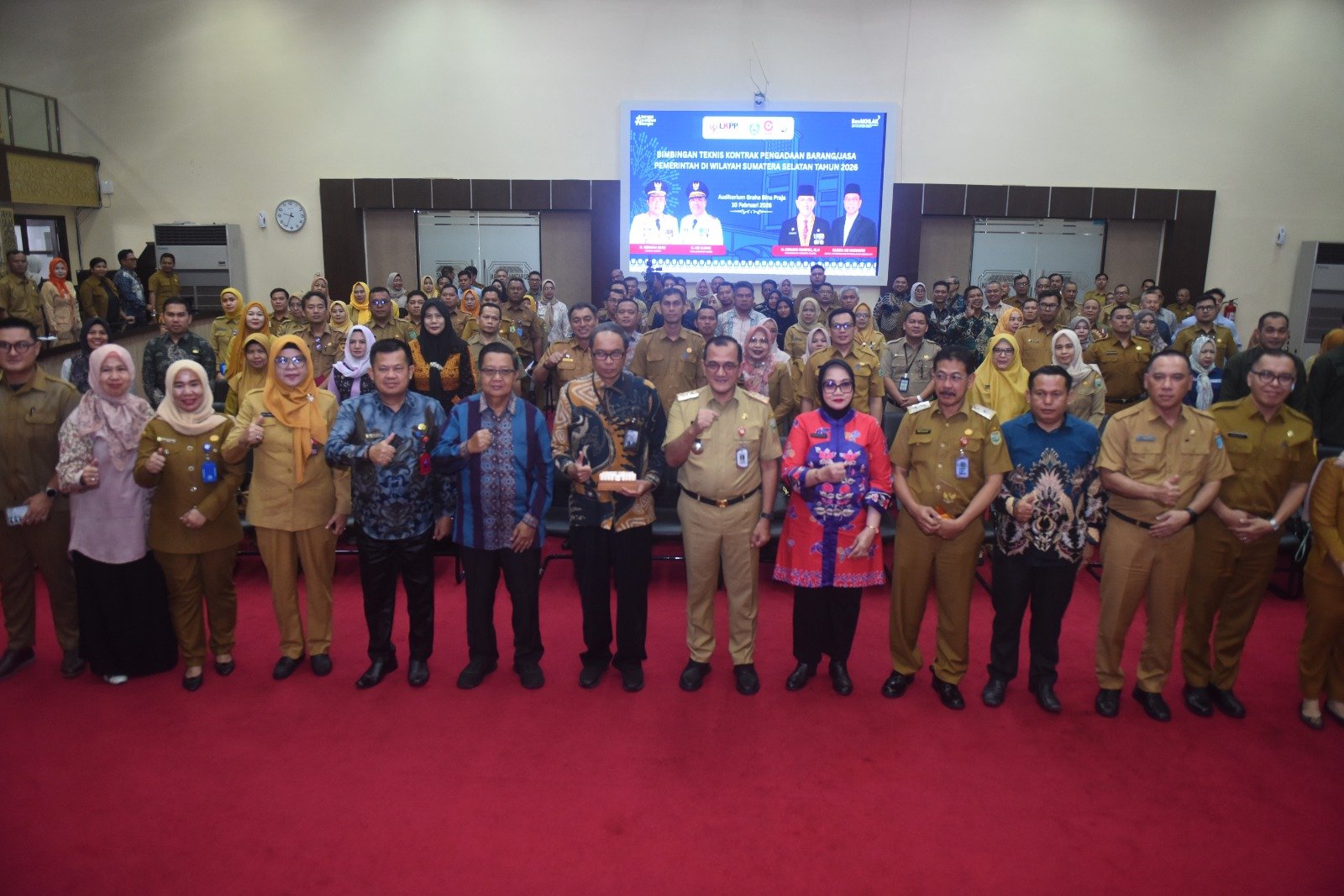 Bimtek Manajemen Kontrak PBJ LKPP RI untuk Pelaku Pengadaan Provinsi dan Kabupaten/Kota se Sumsel