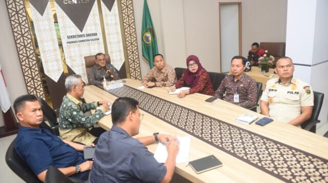 Hadiri Rakor Gerakan Indonesia ASRI, Sekda Sumsel Terbitkan Edaran Gotong Royong Serentak 15 Februari 2026