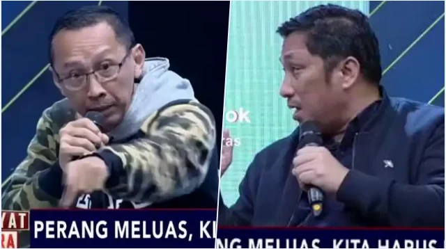 Abu Janda Ngamuk saat Debat Talkshow Rakyat Bersuara Feri Amsari Bahas 'Utang' RI ke Palestina, Berkata Kasar Lalu Diusir Aiman