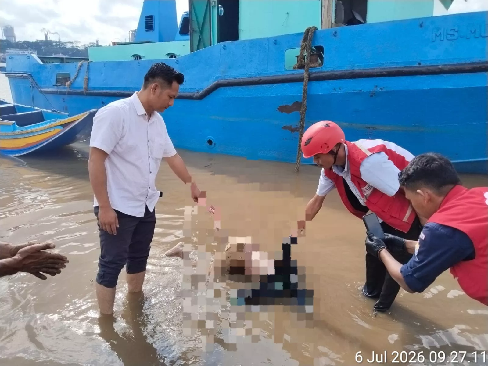 Respons Cepat Satpolairud Polrestabes Palembang Berhasil Identifikasi Jenazah Perempuan di Sungai Musi