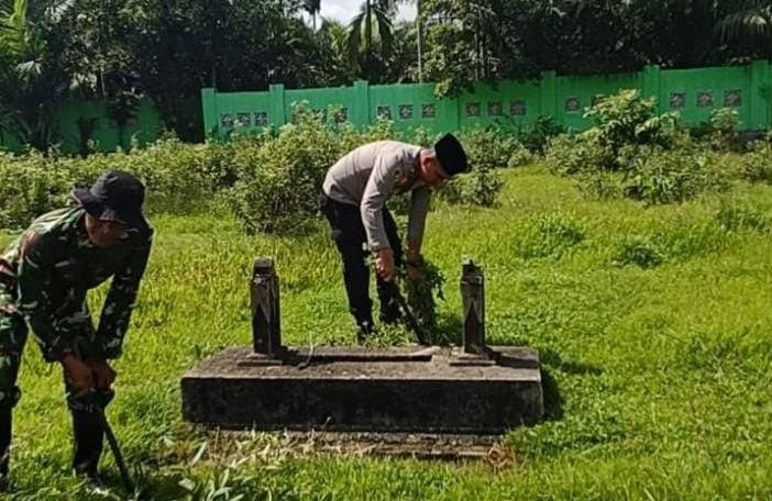 BELIDA Polres Musi Rawas Sasar Drainase, Rumah Ibadah hingga TPU, Perkuat Budaya Gotong Royong