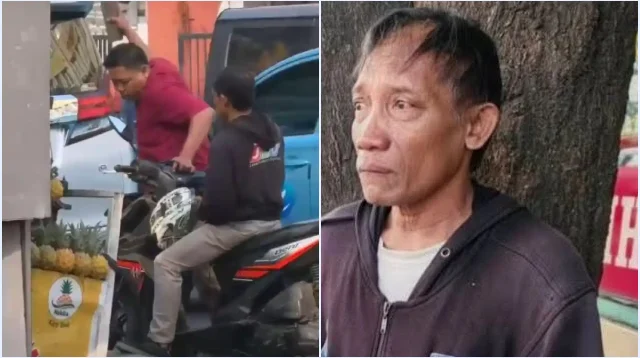 Bapak Lansia Ojol Mau Cari Nafkah, Motornya Malah Dirusak oleh Pengemudi Alphard Gegara Senggolan
