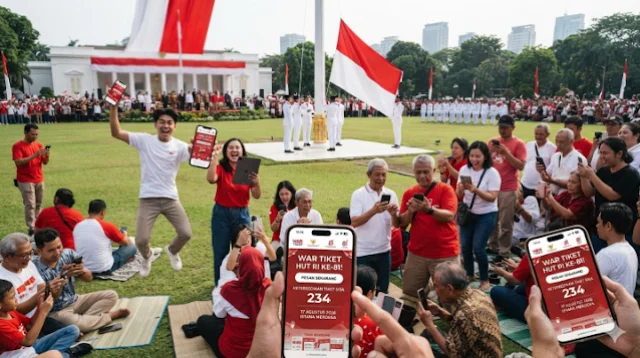 Cara Daftar War Tiket Upacara 17 Agustus 2026 di Istana Negara, Kuota 8.100 Peserta Segera Dibuka!