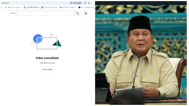 Pidato Presiden Prabowo Sebut Iran Punya Senjata Nuklir Disensor dan Ganti Iklan, Video Dihapus