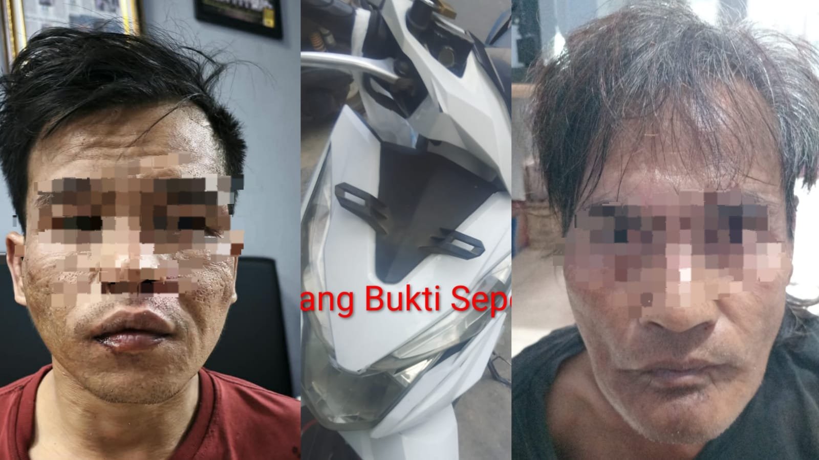 Polrestabes Palembang Ringkus Dua Pelaku Pencurian Motor dengan Kekerasan terhadap Anggota Polri