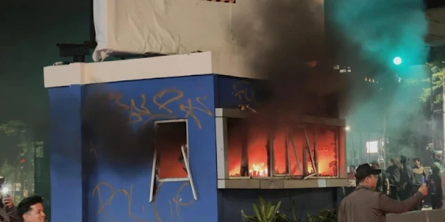 Polisi Sebut Kelompok Perusuh Rusak Fasilitas Umum Usai Demo di Gedung DPR/MPR RI