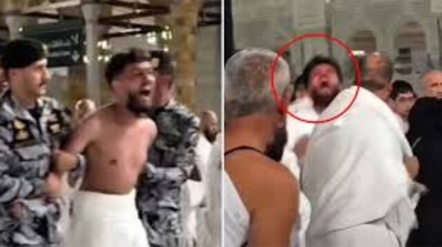 Viral! Video Jamaah Pria Berteriak Lompat-lompat di Dekat Ka'bah, Wajah dan Tubuh Memerah