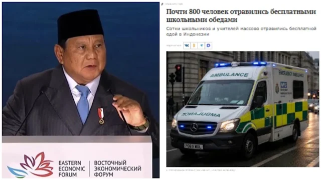 Saat Prabowo Pamer MBG Depan Presiden Putin, Media Rusia Ungkit Keracunan MBG di Indonesia