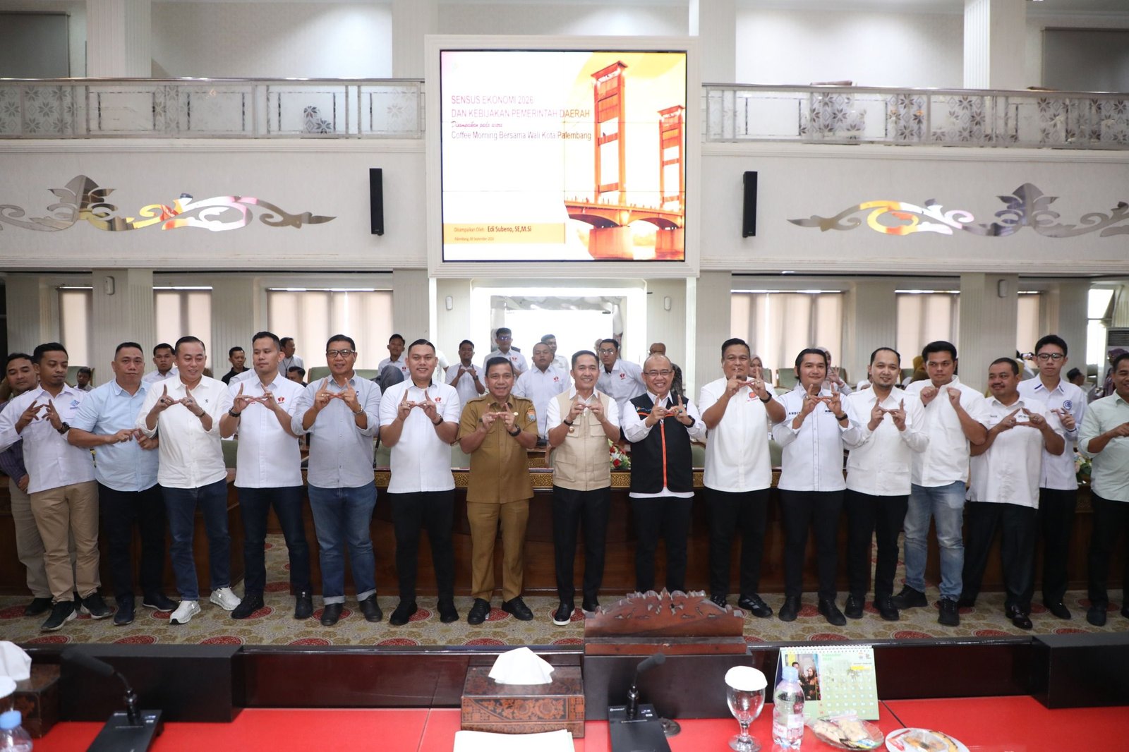 Ngopi Bareng, Wako Palembang Ratu Dewa Ajak Dunia Usaha Sukseskan Sensus Ekonomi 2026
