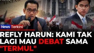 Sebut Tidak Substantif, Refly Harun Enggan Buang Energi Debat dengan "Termul" Soal Ijazah Gibran
